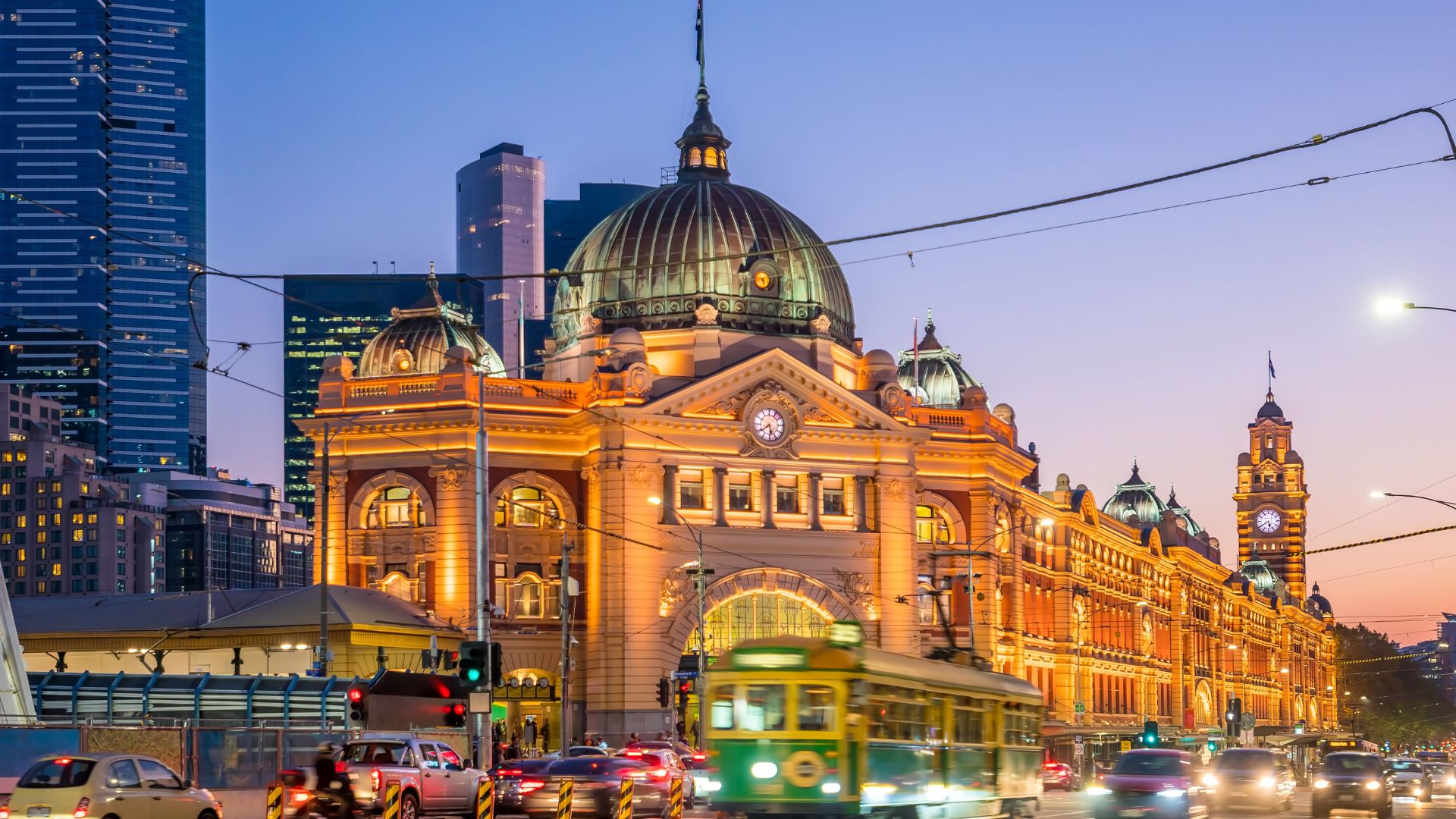 Melbourne Victoria train station