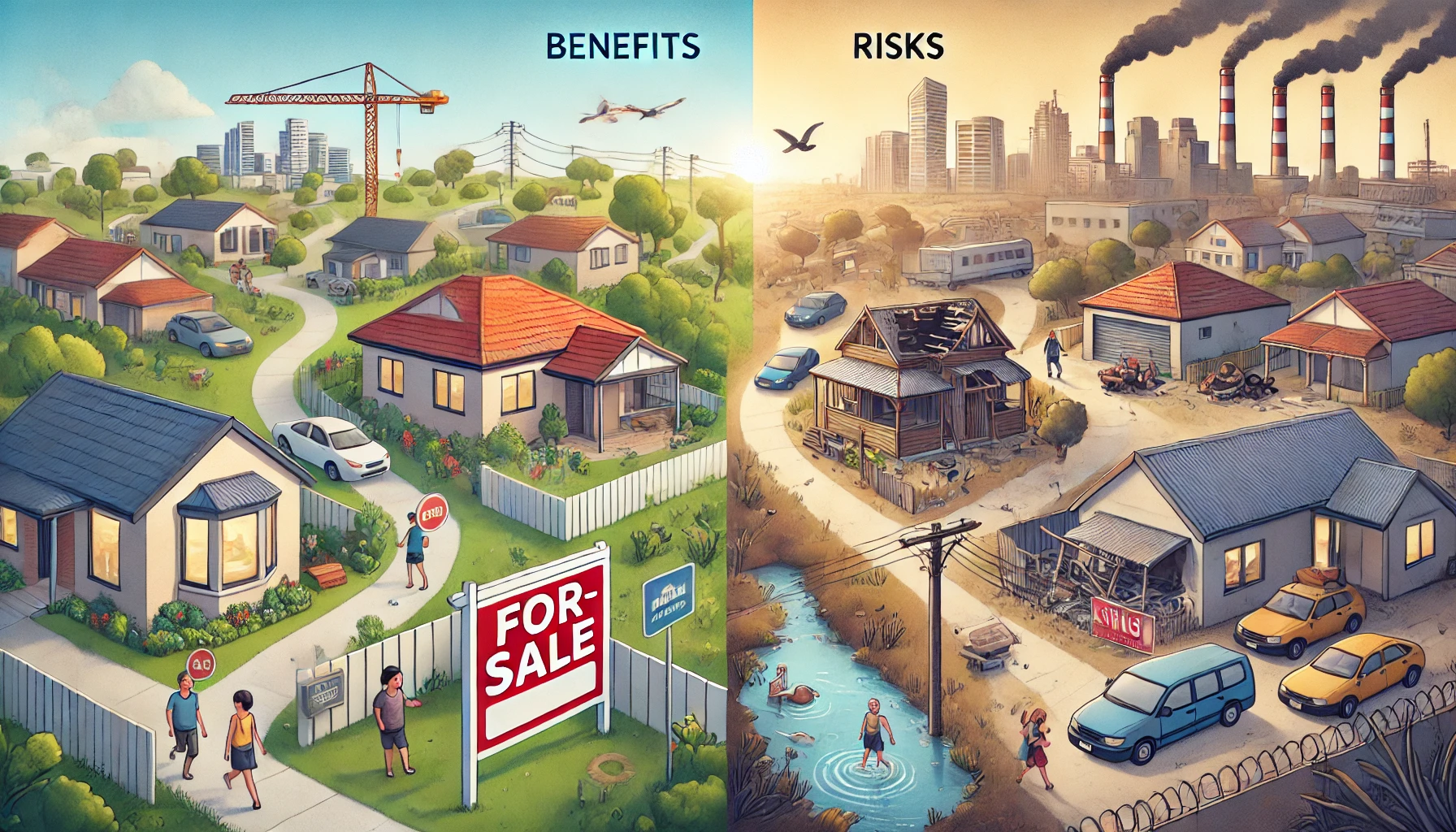 Benefits and Risks of Buying in a Regional Town