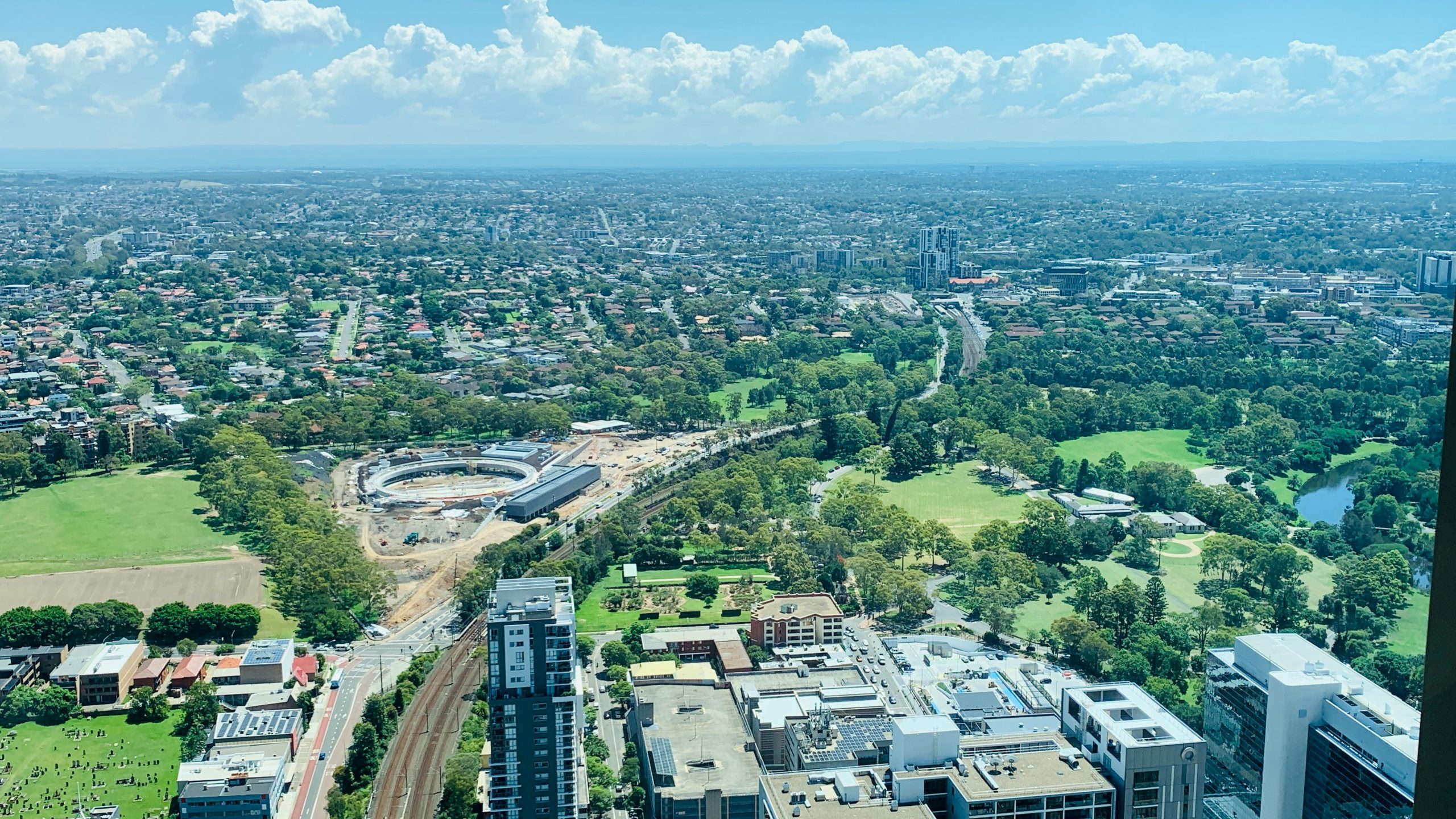 Aerial image western sydney